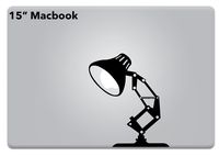 Pixar Lamp ONLY for 15" Macbook -- Disney Apple Macbook Decal Vinyl Sticker Apple Mac Air Pro Retina Laptop sticker