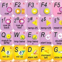 PCDJ FX Keyboard Decals for Desktop, Laptop and Notebook