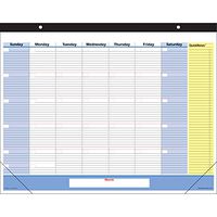 AT-A-GLANCE QuickNotes Recycled Undated Monthly Desk Pad Calendar, 22 x 17 Inches (SK701-00)