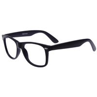 Blue Light Blocking Computer/Gaming Readers Glasses Anti Glare Anti Eyestrain Clear Lens Visual Color Real Round Vintage Hipster Frame,0.00,No Magnification (Matte Black)