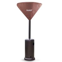 IGAN Patio Heater Head Cover Waterproof, Outdoor Heavy Duty 600D Nylon Fabric, 34''(D) x27''(H), Brown