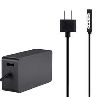 Power Supply for Surface RT Surface Pro 1 Surface Pro 2 Charger Adapter Including USB for Accessory Charging [Model:1536,12v,3.6A,48W]