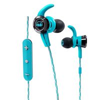 Monster iSport Victory In-Ear Bluetooth Sport Headphones with In-Line Remote and Microphone in Blue, Running, Gymfriendly Sweatproof