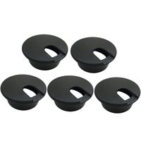 ANZESER 1-1/2" Black Desk Grommet (5 Pack)