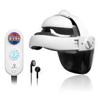 Shenghua1979-HO Head Massager Electric Head Massager Massage Helmet, (with Pressure and Vibration Function) to Relieve Stress and Promote Sleep Quality (Color : Photo Color, Size : Free Size)