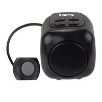 Loneflash Ultra Loud Speaker Black Electronic Bicycle 6 Sounds Alarm Bell Bike Siren Horn