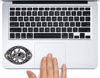Eye of Agamotto Doctor Strange Marvel Printed Trackpad Clear Vinyl Decal Sticker Compatible with Apple MacBook Pro Air 11" 12" 13" 15" All Years Laptop Keyboard (11 " MacBook Air)