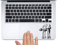at-at Star Wars Printed Trackpad Clear Vinyl Decal Sticker Compatible with Apple MacBook Pro Air 11" 12" 13" 15" All Years Laptop Keyboard (11 " MacBook Air)