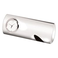 Natico Opus Design Silver Clock (10-U1104)