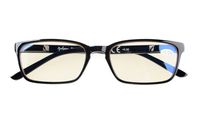 Blue Light Blocking Glasses,UV Protection,Anti Fatigue Computer Reading Glasses(Black) +1.5