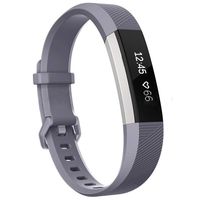Henoda Compatible with Fitbit Alta/Fitbit Alta HR Bands, Small Gray Soft Replacement Band Adjustable Sport Strap Compatible for Fitbit Alta/Fitbit Alta HR/Fitbit Ace Fitness Wristbands