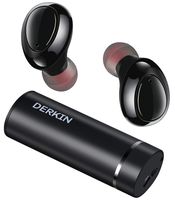Workout Wireless Earbuds, Derkin TWS X7 Best Bluetooth 5.0 Headphones 3D Stereo 16H Playtime Sweatproof Earphones Built-in Dual Mic,Noise Cancelling Wireless Headphones for Sport