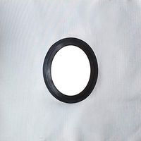 Outfitters Supply Stove Jack Heat Shield for Canvas Tent, use to Extend Stove Pipe Through The Roof or Wall of Your Tent, Fire Proof NASA Material Rated to 700°, Made in The USA, 6" Oval