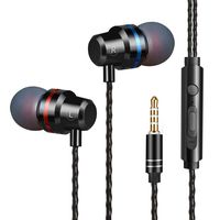 Earbuds Earphones Headphones Stereo in-Ear Earbuds with Microphone Mic and Volume Control Noise Isolating Wired Ear Buds Compatible Android Phone Tablet Laptop 3.5mm Devices Headphones