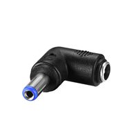 uxcell DC Power Connector 90 Degree Right Angle 5.5mm x 2.1mm Male to Female Coupler Adapter Converter 15Pcs