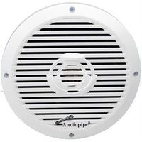 Audiopipe APSW-8032 8" 350 Watt 2-Way Coaxial Marine Speaker White (Pair)
