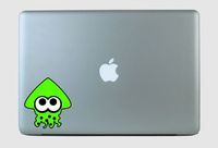 Splatoon Squid Inspired Vinyl Decal Sticker Hot Pink