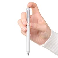 iPens X1 Capacitive Stylus Pen Replacement for iPad/iPhone/iPad Mini Continuous Work for About 10 Hours and 60 Days Standby Provide 4 fine Rubber Tips【Silver】