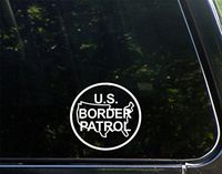 U.S. Border Patrol Die Cut Decal Bumper Sticker for Windows, Cars, Trucks, Laptops, Macbooks, Etc.