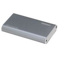 SEDNA - USB3.1 (GEN II) mSATA SSD (10Gbps) External Enclosure, Space Grey Aluminium, Super slim size (SSD not included)