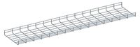Quest Manufacturing Wire Mesh Cable Tray, 5' x 8"W x 2"H, Zinc (CT0508-03)