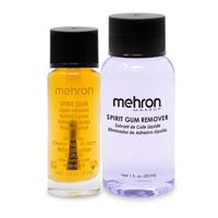 Mehron Makeup Spirit Gum and Spirit Gum Remover Combo set (.125 oz)