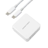 WEETEN 65W USB-C PD Power Adapter Cord Compatible with MacBook Pro 13 inch, with USB-C to USB-C Charging Cable, 20V 3.25A Replacement of MNF72LL/A 61W Charger