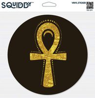 Squiddy Ankh - Vinyl Sticker Decal for Phone, Laptop, Water Bottle (2" Wide)