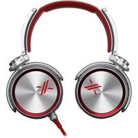 Sony MDRX10/RED X Over-The-Ear Headphones Red/Silver (Renewed)