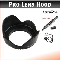 52mm UltraPro PREMIUM Digital Tulip Flower Lens Hood Bundle, Includes Flower Tulip Lens Hood + Lens Cleaning Pen + Lens Cap Keeper. For The Canon EOS 60D Digital SLR Camera Which Has Any Of These (60mm, 50mm 1.8) Canon Lenses.