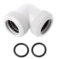 Sarora - 90 Degree Right Angle Tube Fitting Rotary Water Cooling Adapter for OD 14mm Pipe