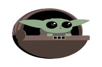 M&R Cute-Baby-Alien Vinyl Decal Sticker Skin Print for MacBook Laptop