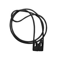 Yuege for Airpods Pro 2019 Magnetic Strap Anti-Lost Strap Sport String Silicone Cable Connector - Wireless Headphones Accessories for Airpods Pro (Black)