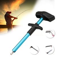 Booms Easy Fish Hook Remover-T-Type Portable Out Fish Hooks Extractor Tools Blue