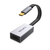 EQUIPD USB C to HDMI Adapter, USB Type-C to 4K @30Hz HDMI Cable Converter for New MacBook 12", MacBook Pro 13" 15" 2015/2016/2017/2018, Surface Book 2, Dell XPS 13" 15", Chromebook and More - Grey