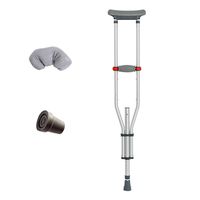 Crutches Adjustable Height Aluminum Heavy Duty Adult Bariatric Crutch Lightweight Medium Youth