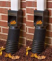Amerimax 4400 Black InvisaFlow Downspout Strainer/Filter - Quantity 2