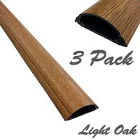 ChordSavers WallSaver Cord Cover - 3 Pieces - Color: Light Oak