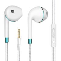 in-Ear Earbud Headphones, Dynamic Crystal Clear Sound, Ergonomic Comfort-Fit (Blue)
