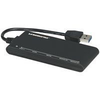 1 - 62-in-1 External Card Reader with Super Speed USB, Compatible with CompactFlash(TM), Memory Stick(TM), MagicGate(TM), SecureDigital(TM) & Multimedia , Supports automatic card detection & USB 3.0 data transfer speeds up to 5Gbps , 101653