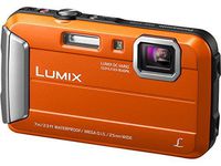 Panasonic DMC-TS25 Waterproof Digital Camera with 2.7-Inch LCD (Orange) DMC-TS25D (Renewed)