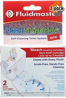 Fluidmaster 8302P8 Flush 'n Sparkle Automatic Toilet Bowl Cleaning System Refills, Bleach 2 Pack of 2
