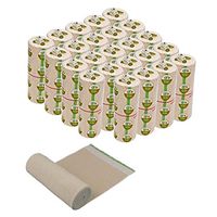 GT USA Organic Elastic Bandage Wrap (6" Wide, 25 Count Case)| Hook & Loop Fasteners at Both Ends | Latex Free Hypoallergenic Compression Roll