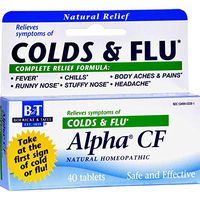 BOERICKE & TAFEL ALPHA CF-COLD/FLU TABS, 40 TAB (Pack of 2)