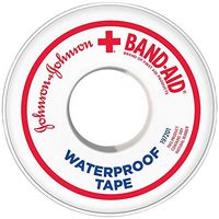 Band-Aid Waterproof Tape .5 Inch, 10 yds, Pack of 5