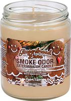 Smoke Odor Exterminator 13oz Jar Candle, Gingerbread Lane, 13 oz