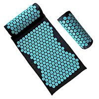 ZXGFA Acupressure Mat and Cushion Set, Lotus Acupoint Acupuncture Massage Mats for Back and Neck Pain Sciatic Pain, Insomnia,Muscle Relaxation Relief
