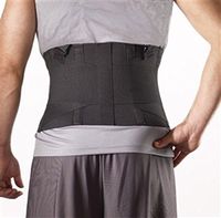 Corflex Industrial Back Support - NO Straps - Black - X-Small