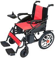 2020 Model Fold & Travel Lightweight Electric Wheelchair Motor Motorized Wheelchairs Electric Silla De Ruedas Power Wheelchair Power Scooter Aviation Travel Safe Heavy Duty Mobility Aids Chair