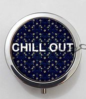 BlackKey Chill Out Chillout 3-Compartment Decorative Pocket Gift Box Case Organizer for Pill, Color 1 -1063